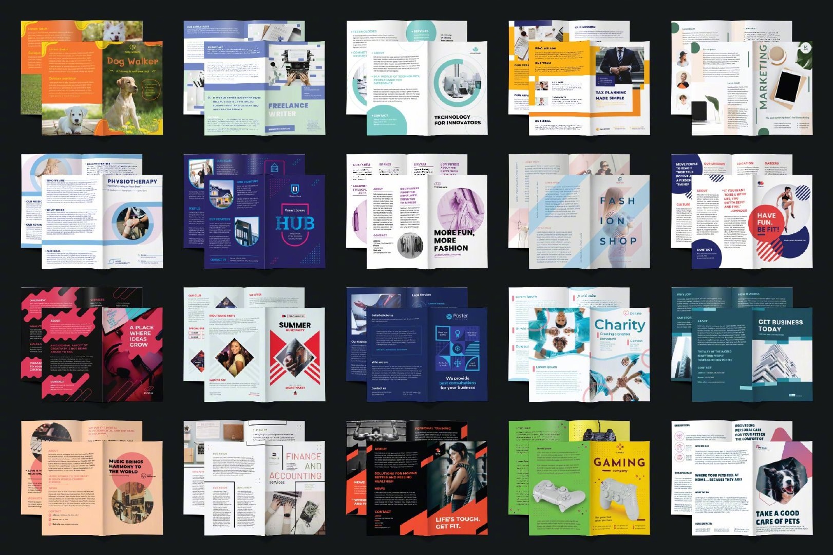 靈感寶庫 近200種折頁設計中的圖文版式排版精粹